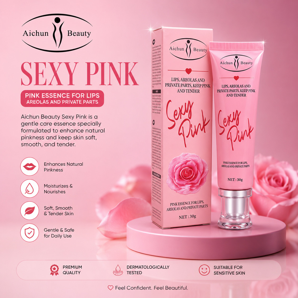 Aichun Beauty Sexy Pink Essence Cream