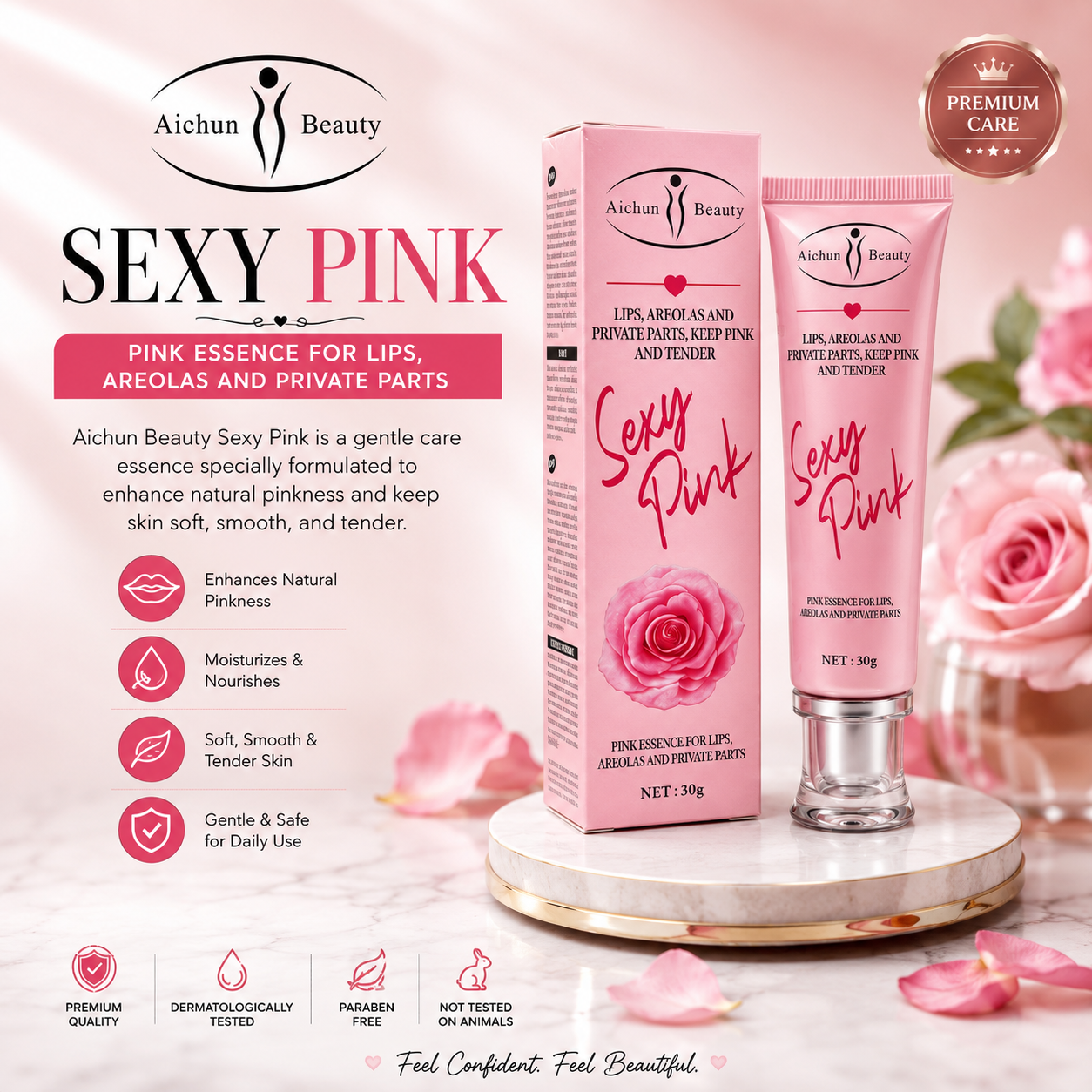 Aichun Beauty Sexy Pink Essence Cream