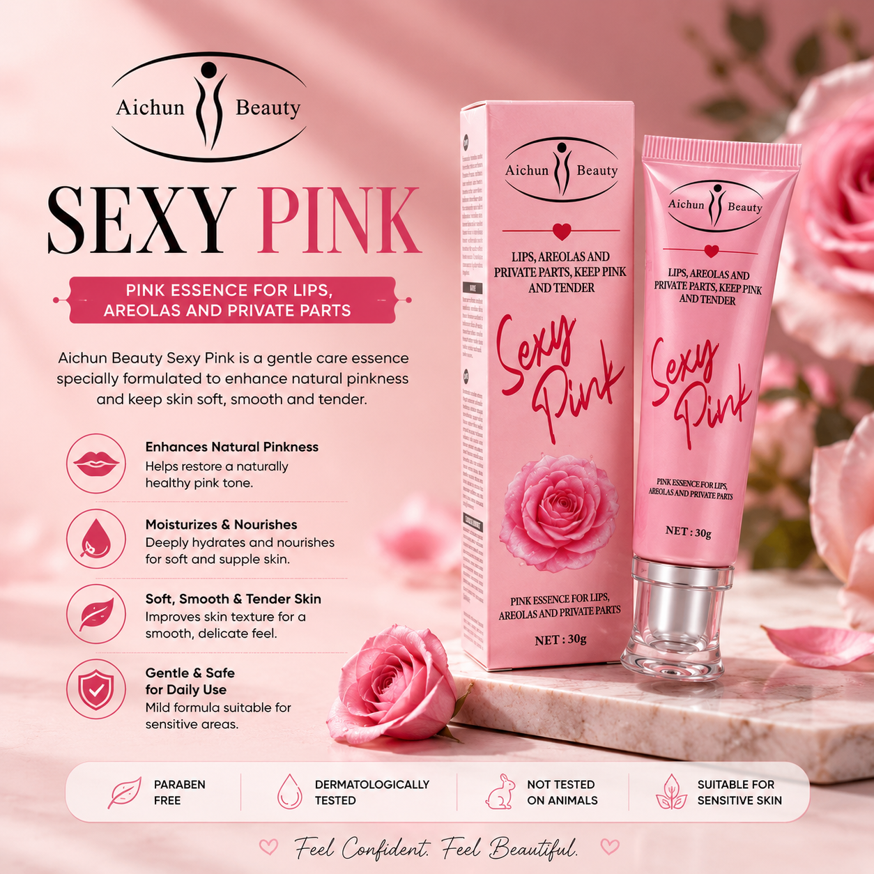 Aichun Beauty Sexy Pink Essence Cream